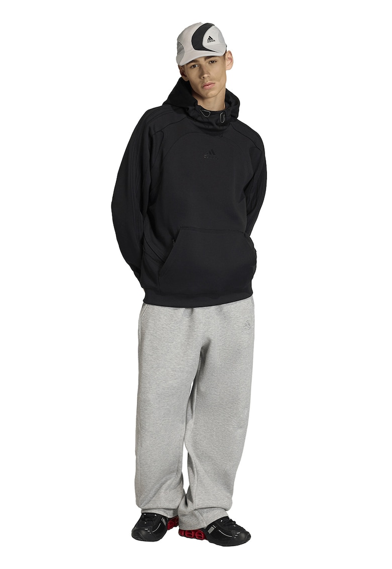 Pantaloni lejeri de trening cu buzunare - Gri melange