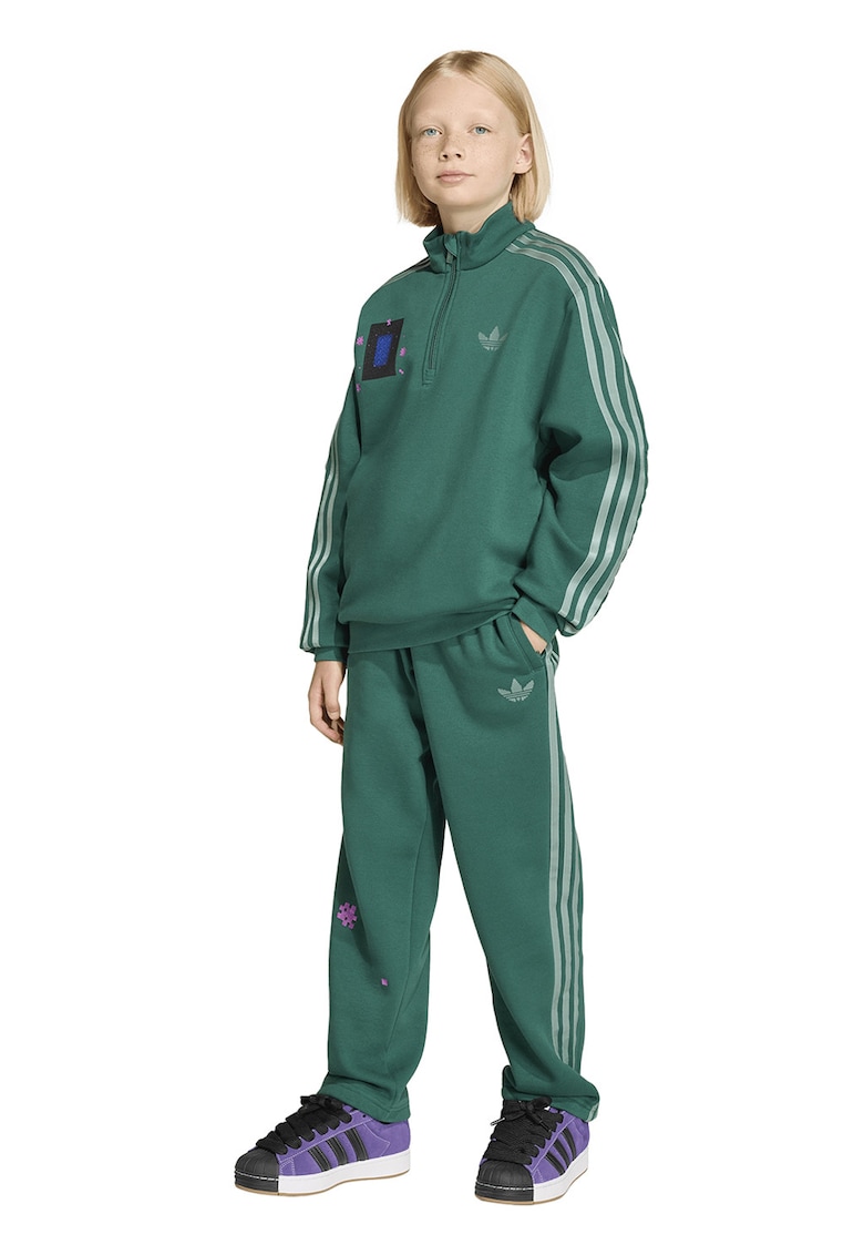 Pantaloni lejeri de trening cu cordon Minecraft - Verde
