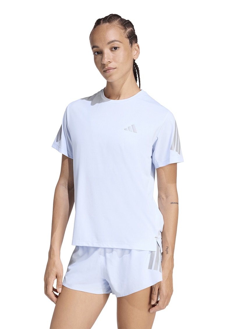 Tricou pentru alergare Adi365 - Albastru pal - Argintiu -