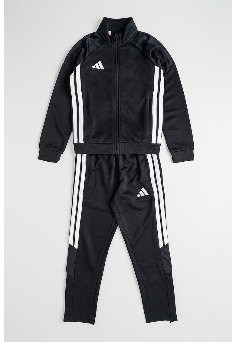 Trening cu fermoar pentru fotbal TIRO - Alb/Negru