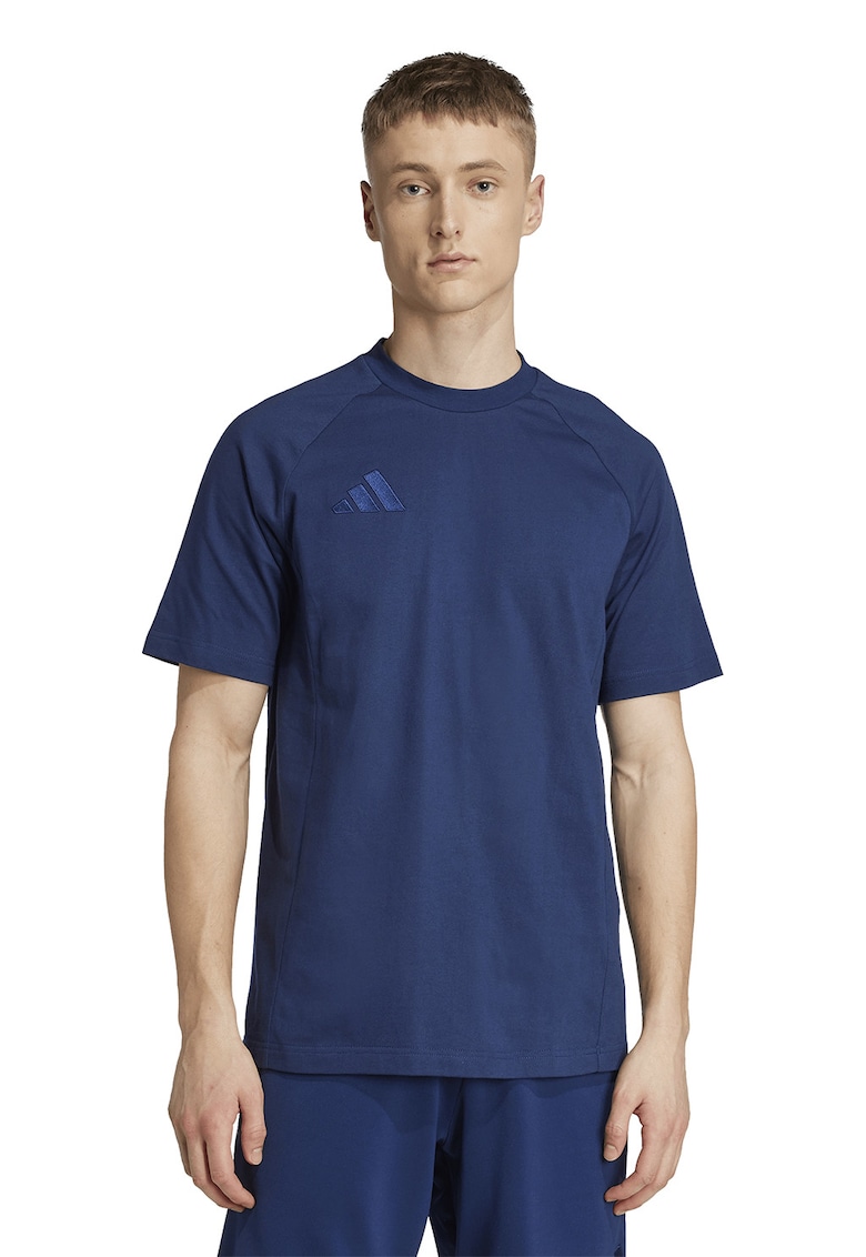 Tricou de bumbac pentru fotbal Tiro25 - Bleumarin