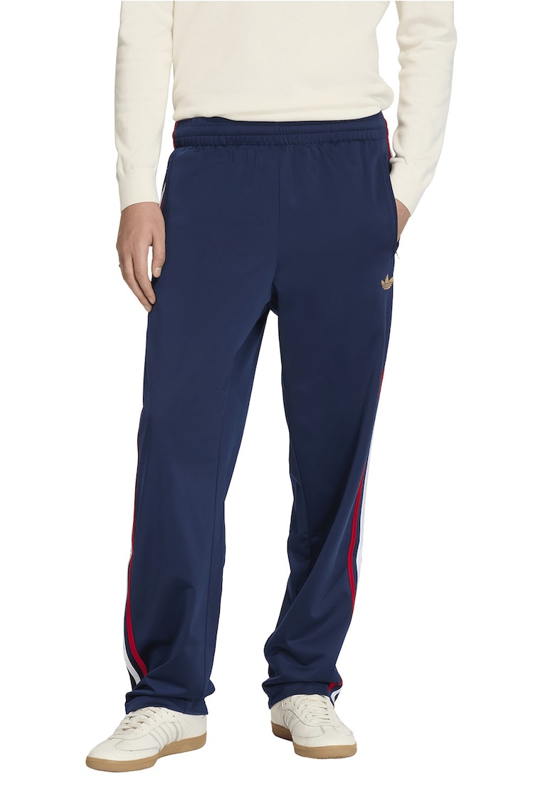 Pantaloni de trening cu talie elastica Firebird - Rosu/Alb/Albastru inchis