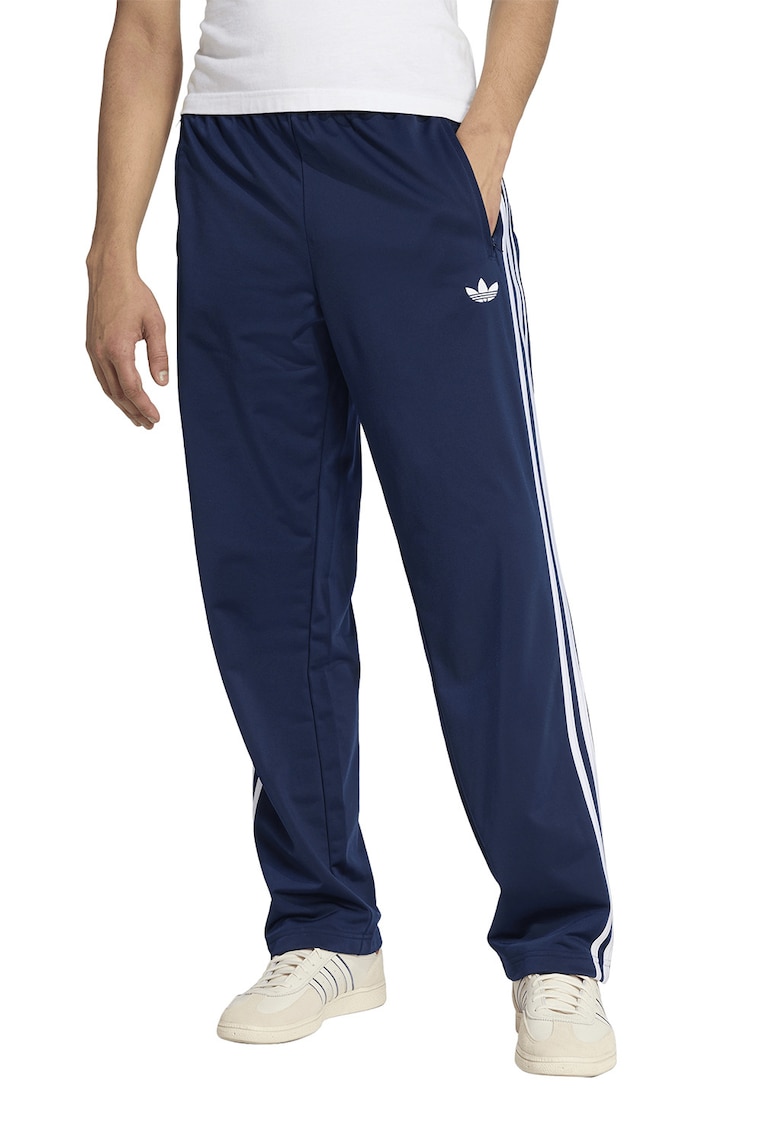 Pantaloni de trening cu talie elastica Firebird - Alb/Albastru inchis