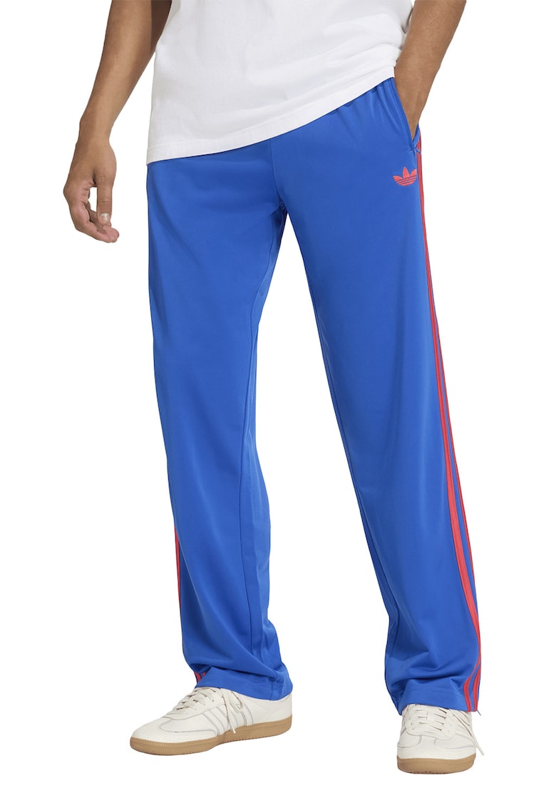 Pantaloni de trening cu talie elastica Firebird - Coral/Albastru