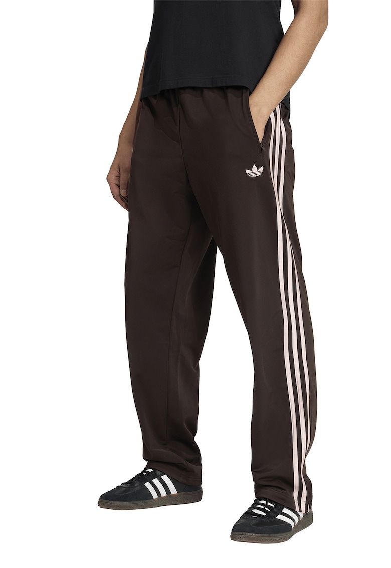 Pantaloni de trening cu talie elastica Firebird - Maro inchis/Piersica