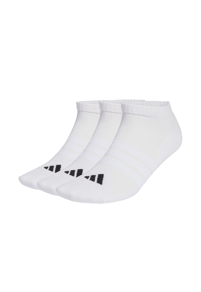 Set de sosete unisex pana la glezna - cu amortizare Essentials - 3 perechi - Alb