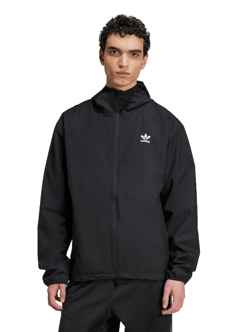 Jacheta cu logo Essentials - Negru