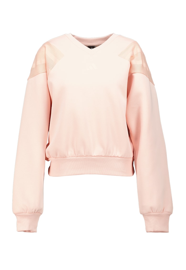 Bluza de trening cu croiala lejera Future Icons - Roz somon