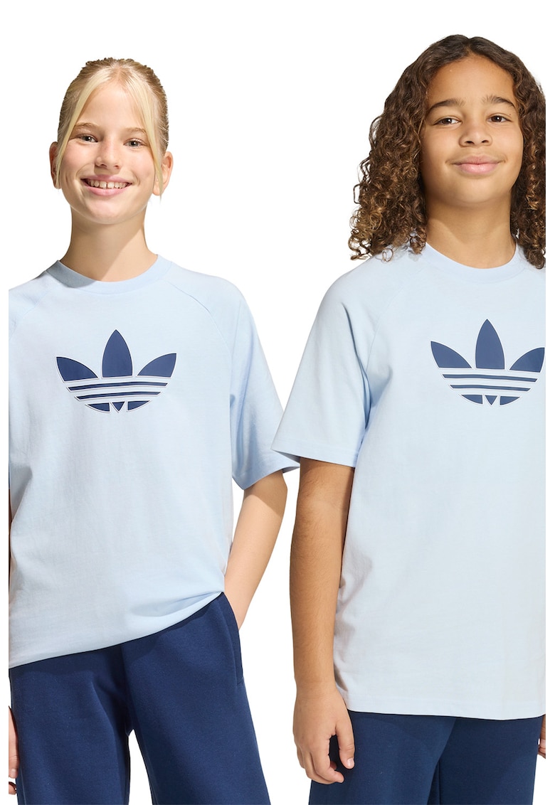Tricou lejer cu logo GFX - Albastru inchis/Albastru deschis