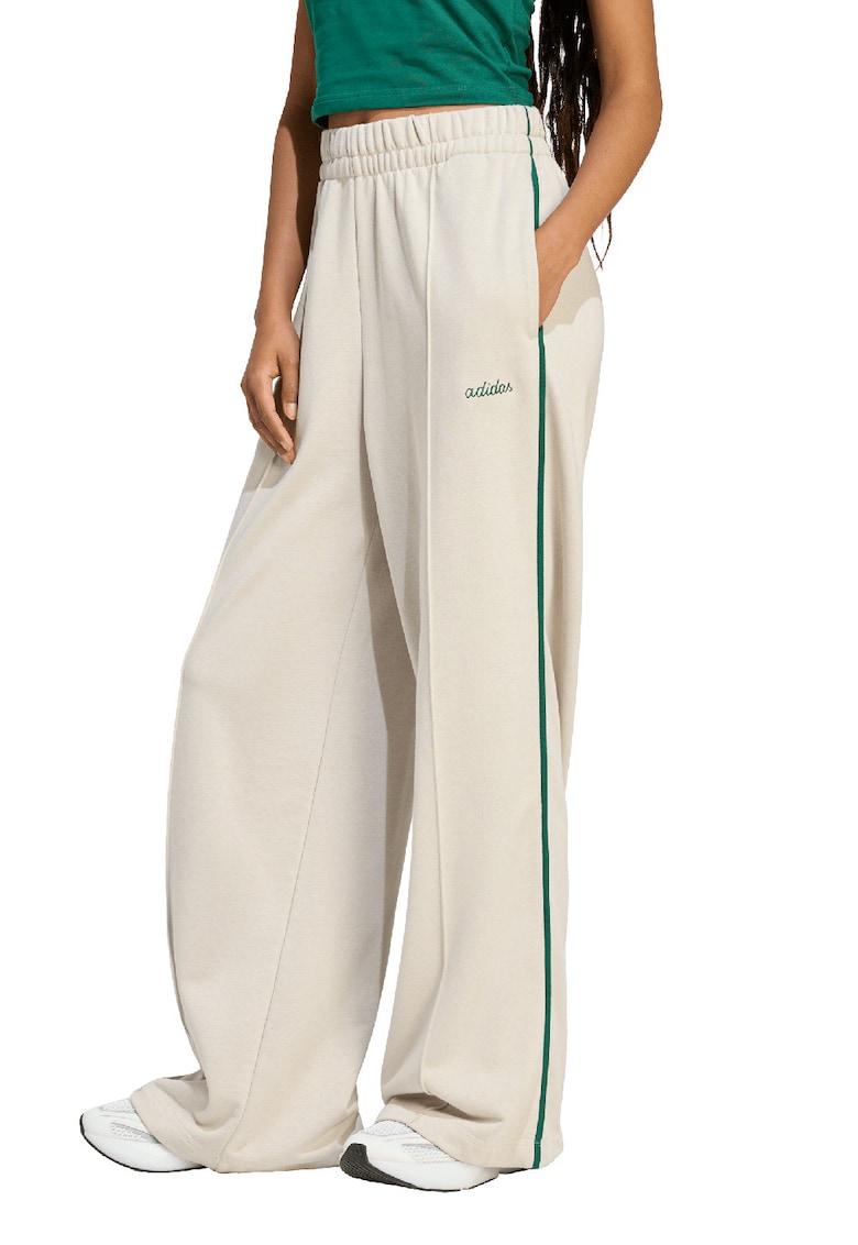 Pantaloni de trening din amestec de bumbac cu croiala lejera Seasonal - Bej