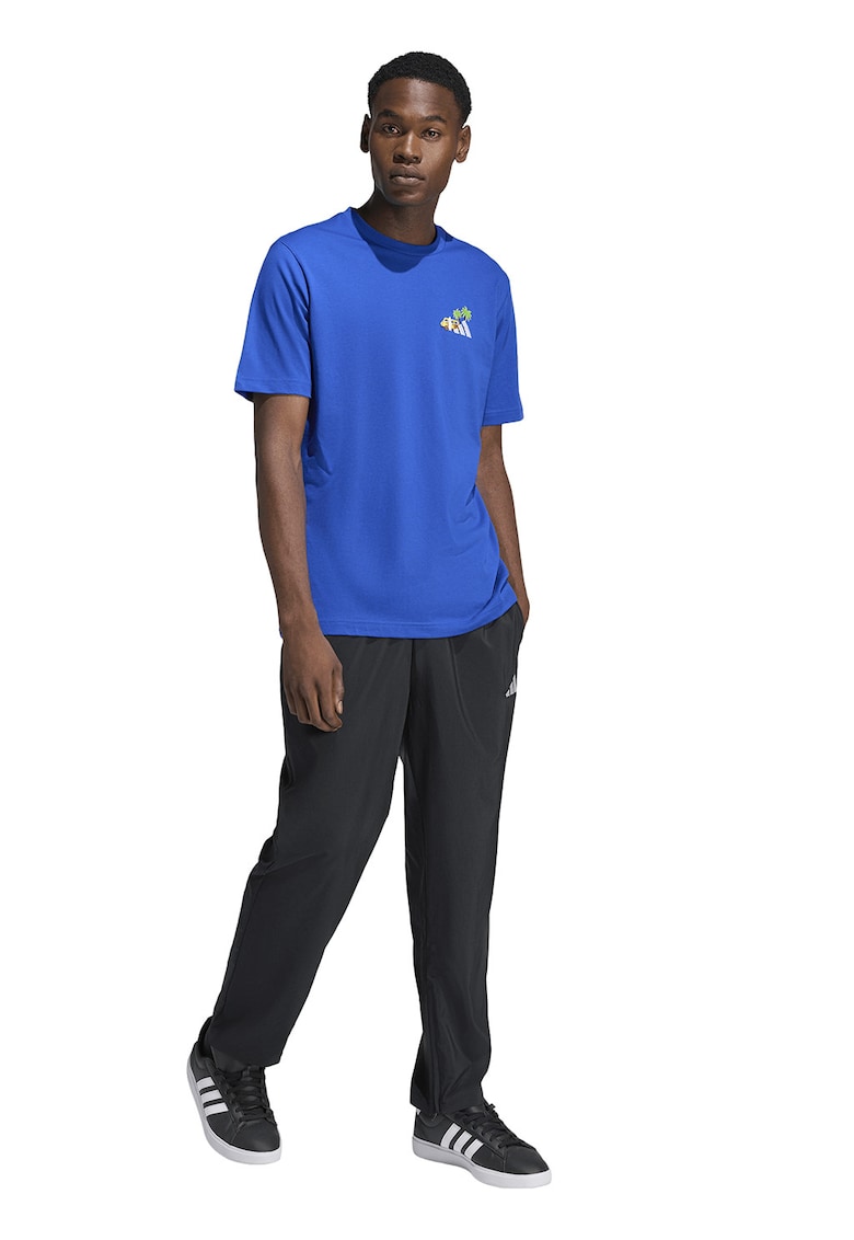 Tricou regular fit din bumbac Mini Surf - Albastru royal