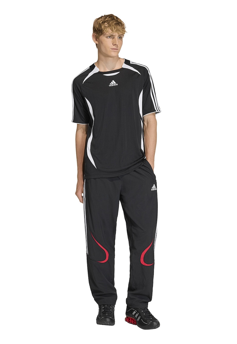 Pantaloni de trening cu benzi contrastante TeamGeist - Alb/Negru