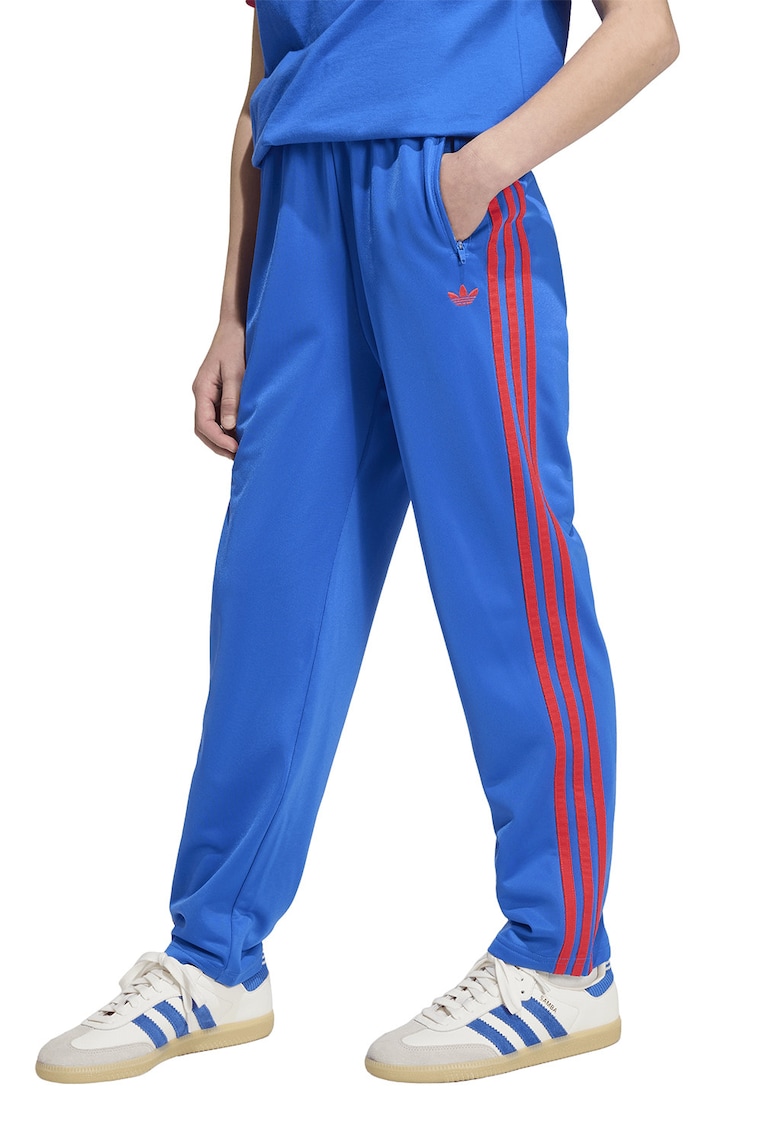 Pantaloni de trening cu benzi contrastante Firebird - Coral/Albastru royal