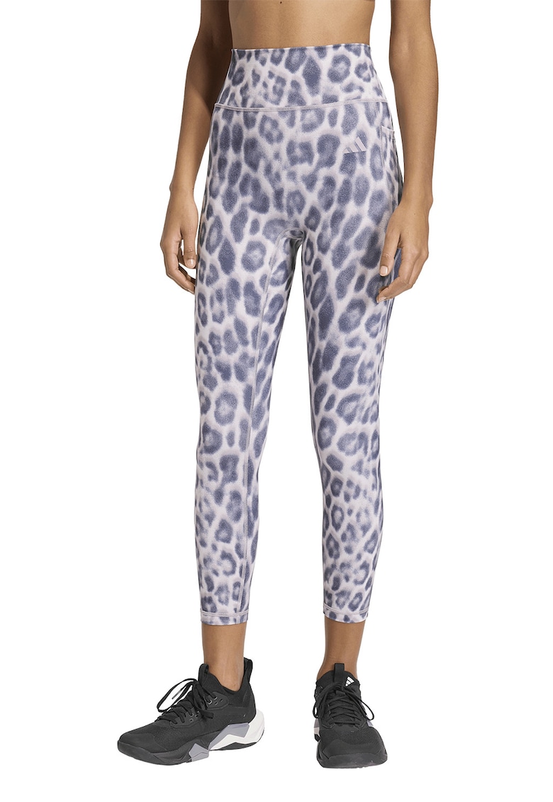 Colanti crop pentru fitness Essentials - Violet deschis/Mov inchis