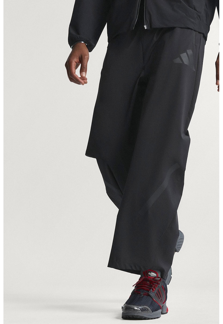 Pantaloni relaxed fit de trening Z.N.E - Negru