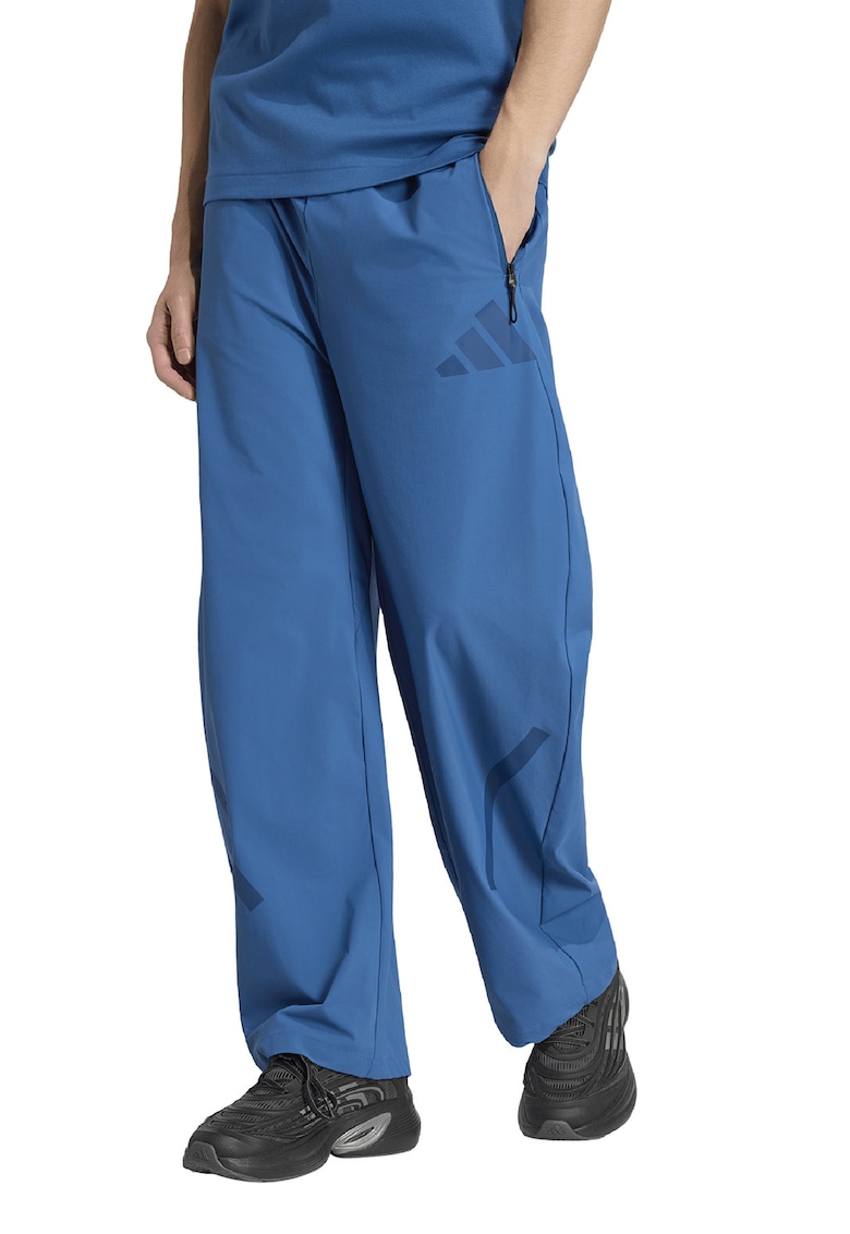 Pantaloni relaxed fit de trening Z.N.E - Albastru pastel