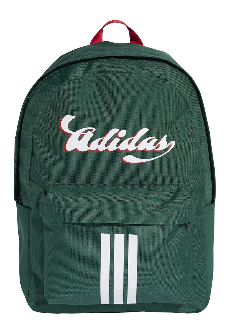 Rucsac unisex cu buzunar frontal Tiro - 27.4 L - Alb/Verde englez