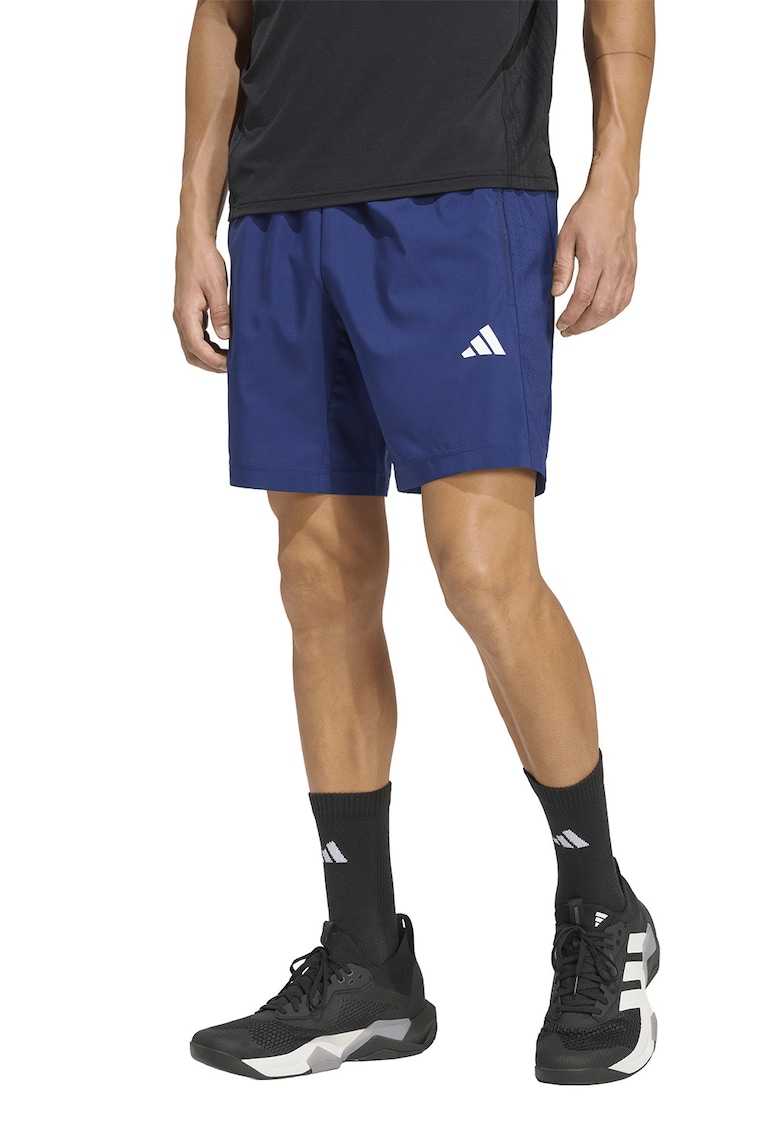 Pantaloni scurti pentru fitness We Bas - Albastru inchis