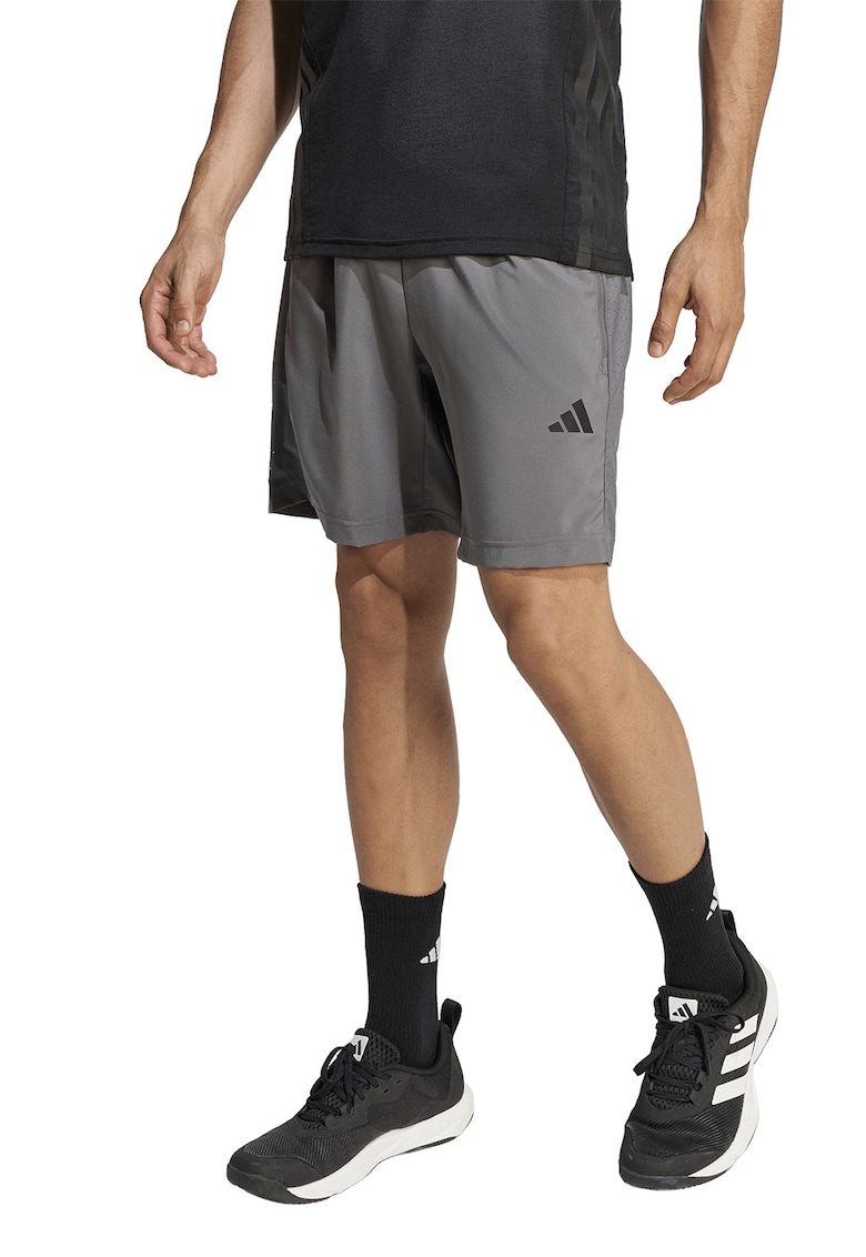 Pantaloni scurti pentru fitness We Bas - Gri