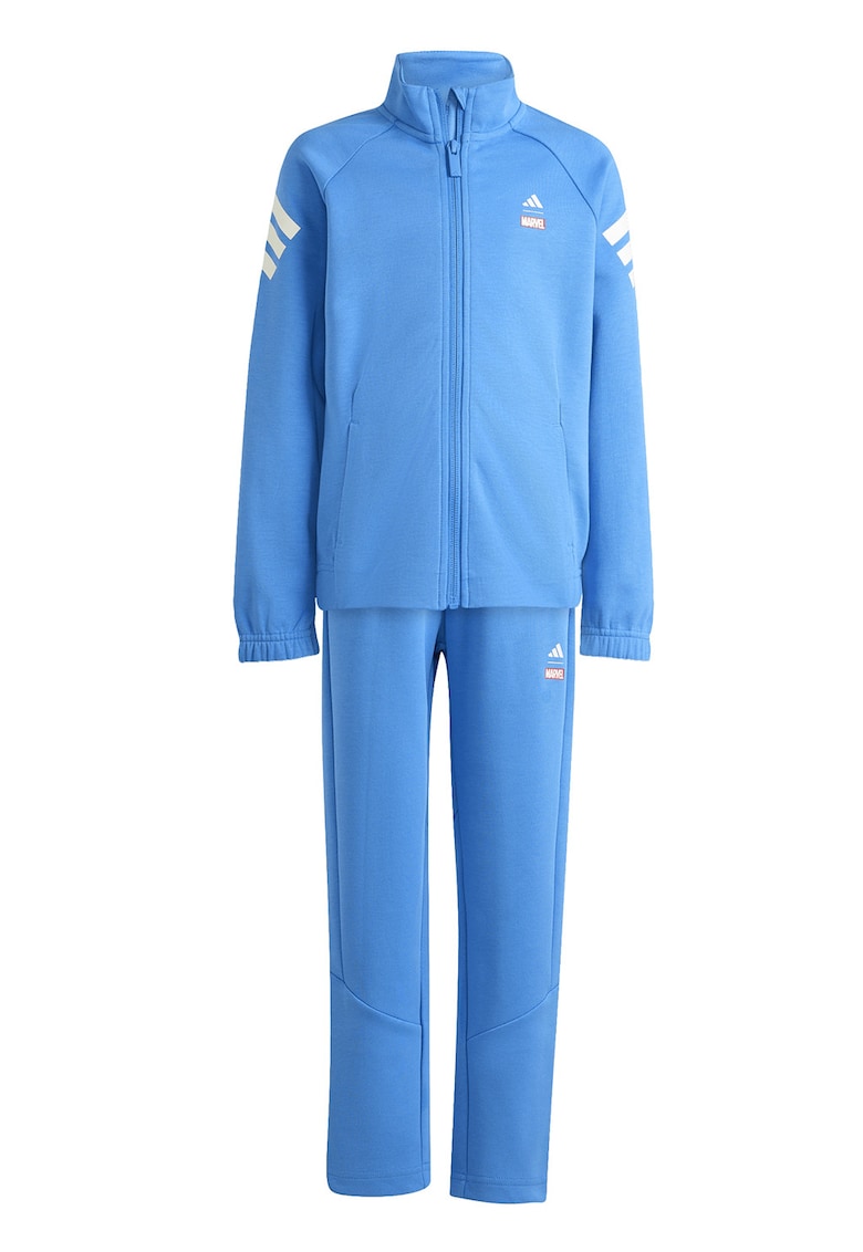 Trening din amestec de bumbac Marvel Avengers - Alb/Albastru