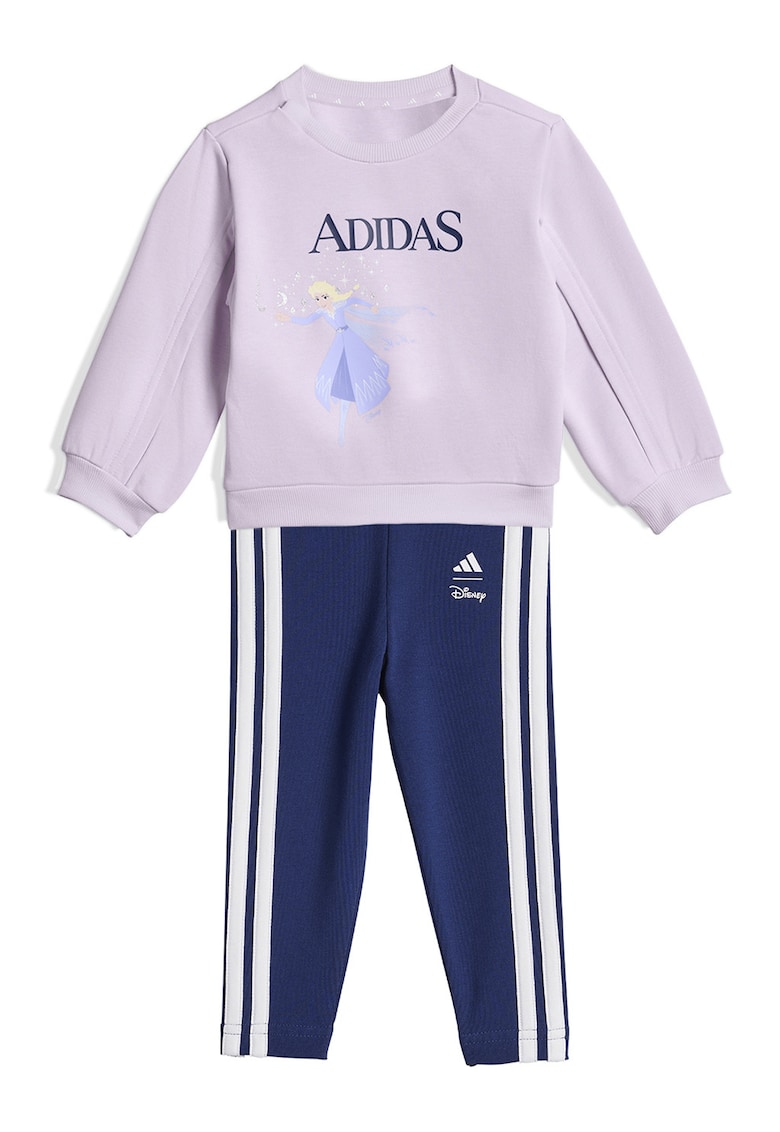 Trening din amestec de bumbac Disney Frozen - Alb/Violet deschis/Albastru inchis