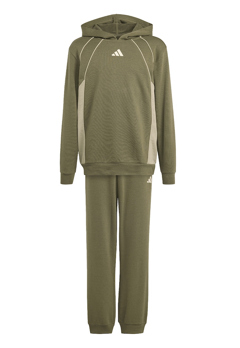 Trening lejer cu talie elastica - Kaki/Maro nisip