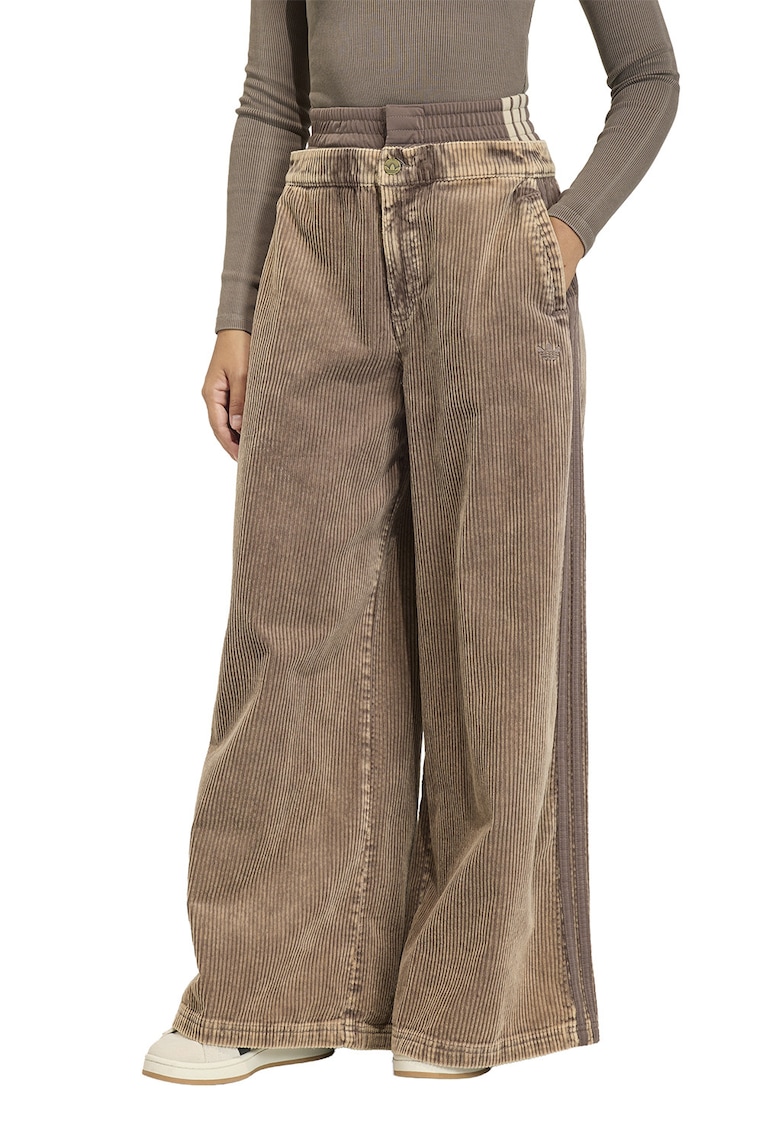 Pantaloni ampli de reiat SST - Maro deschis