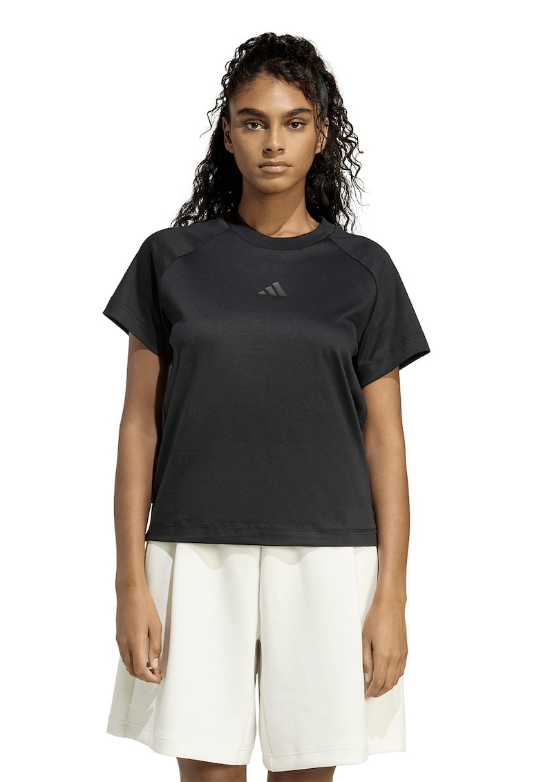 Tricou regular fit Soft Luxe - Negru