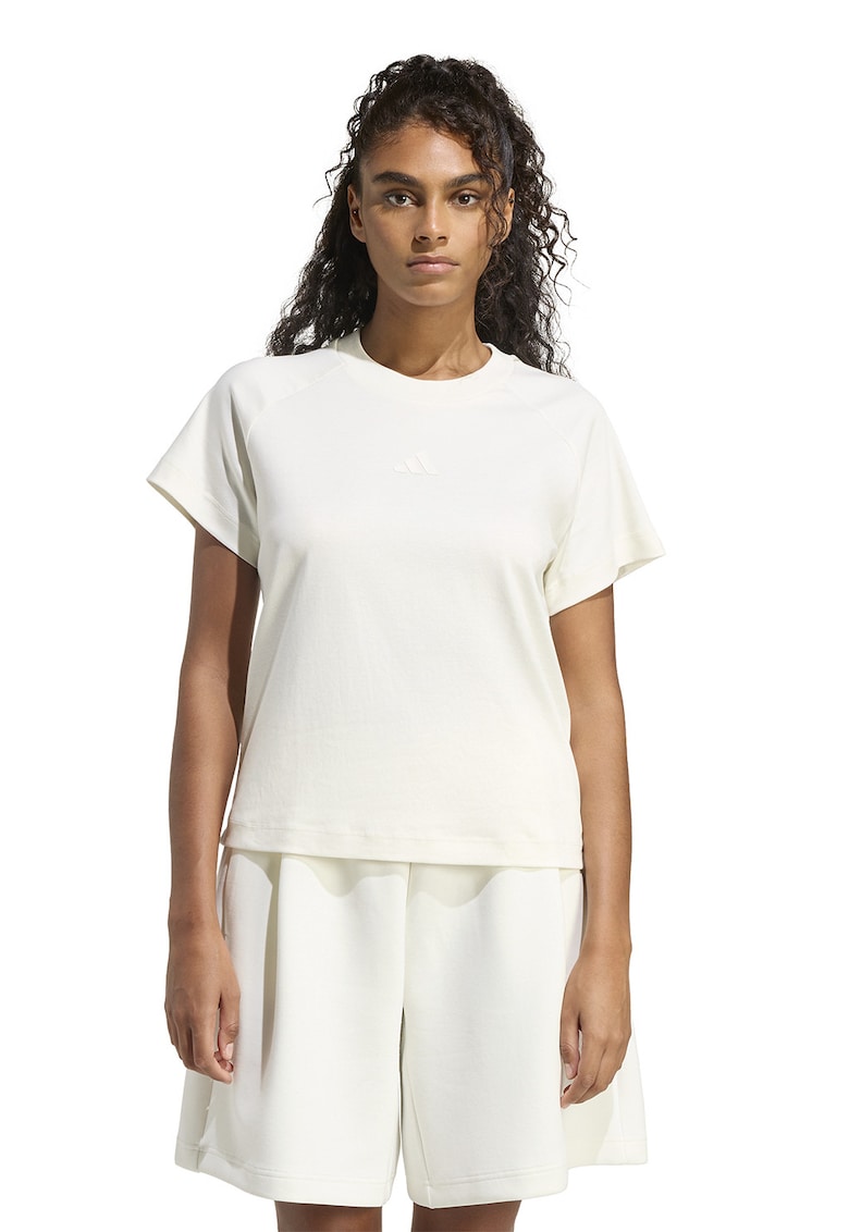 Tricou regular fit Soft Luxe - Alb murdar
