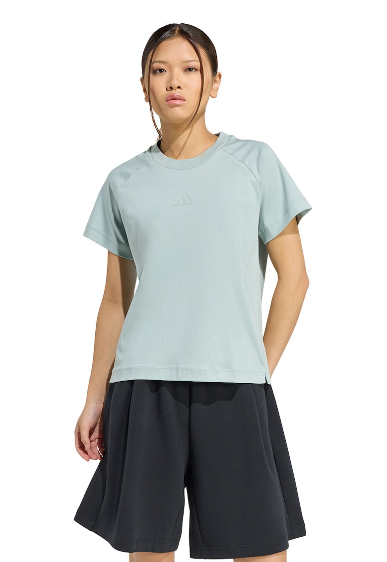 Tricou regular fit Soft Luxe - Verde pal