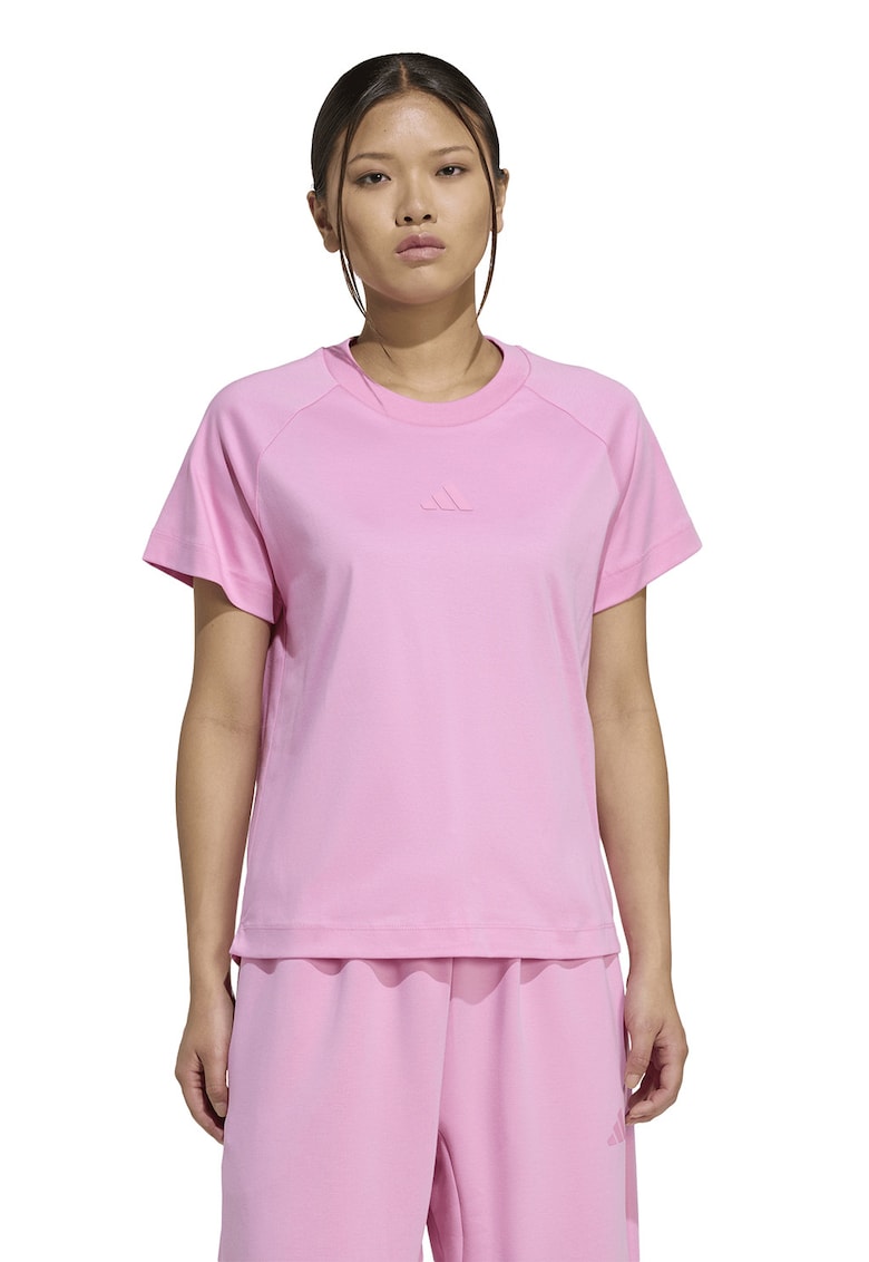 Tricou regular fit Soft Luxe - Roz pastel