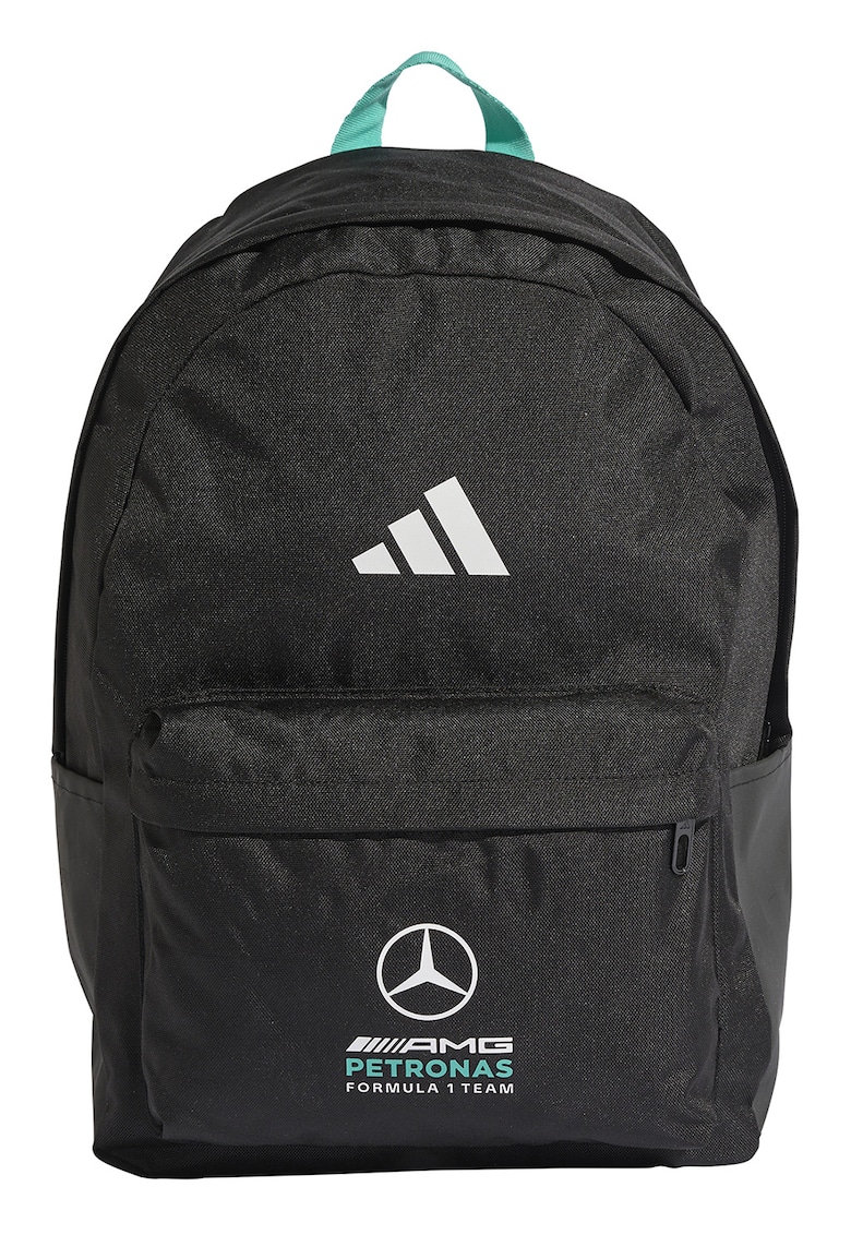 Rucsac unisex cu model Mercedes-AMG Petronas Formula 1 - Alb - Negru - Turcoaz