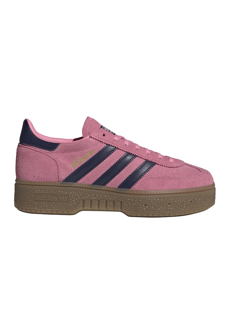 Pantofi sport din piele intoarsa cu logo Spezial - Albastru ultramarin/Roz prafuit