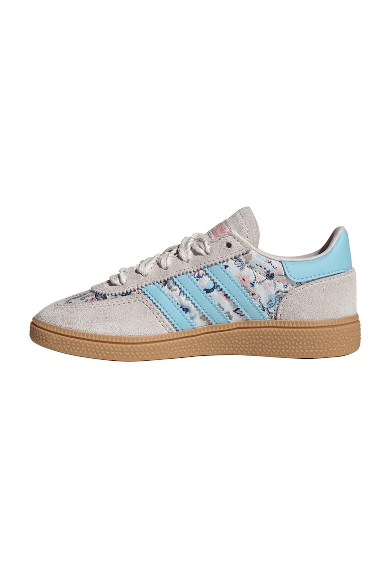 Pantofi sport Spezial C cu imprimeu floral - Alb murdar/Albastru deschis
