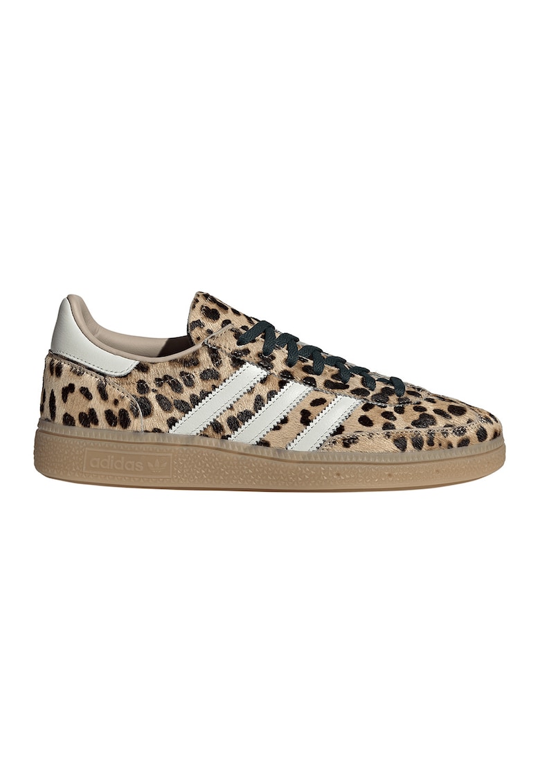 Pantofi cu model leopard pentru handbal Spezial - Alb/Maro inchis/Bej