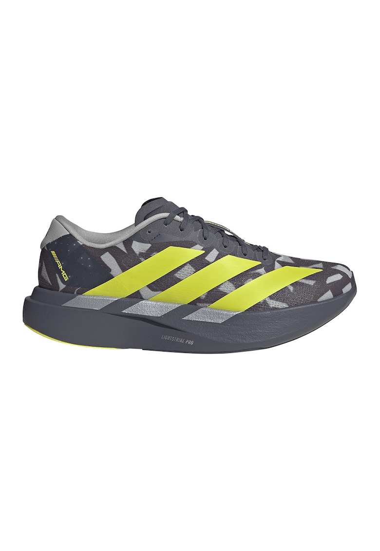 Pantofi sport Adzero Evo Motor - Gri inchis/Galben - adidas Performance - imagine 1