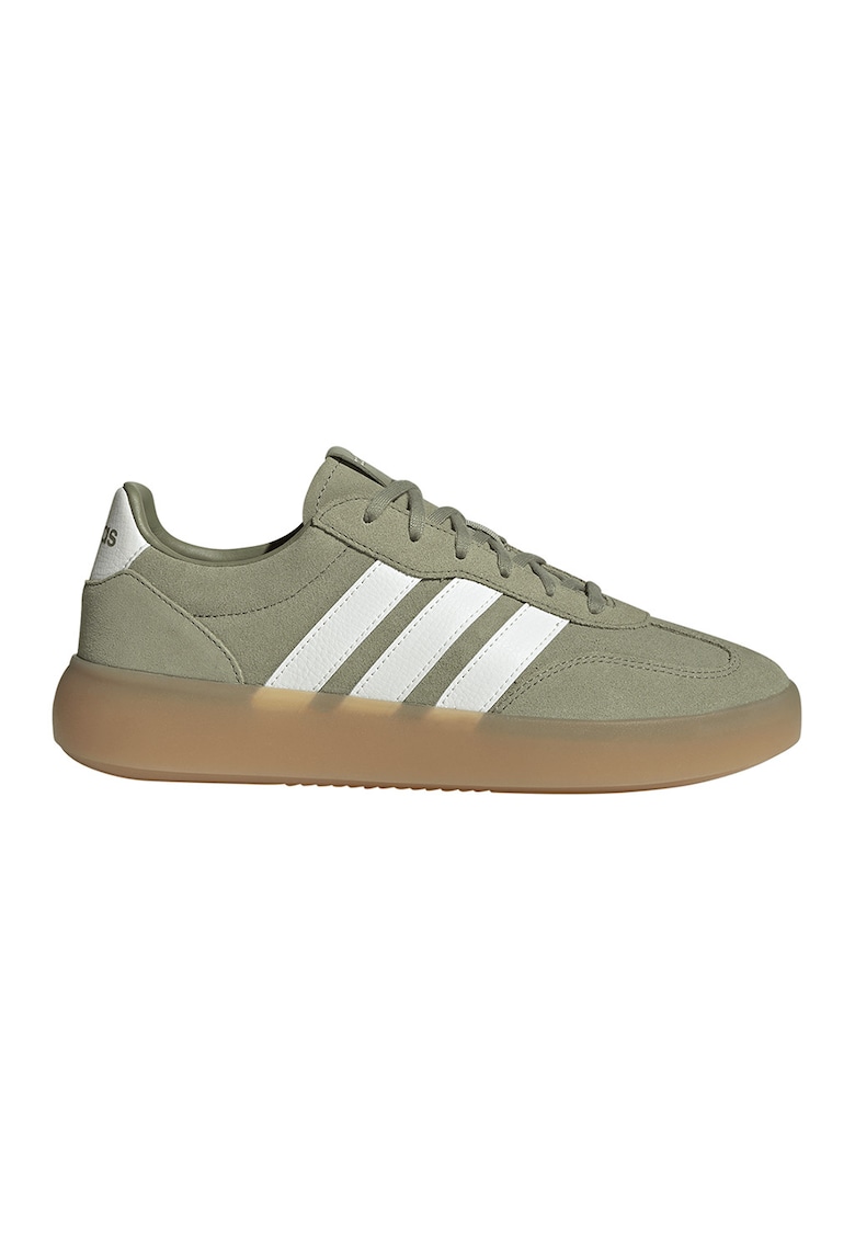 Pantofi sport din piele si piele intoarsa Barreda Decode Lux - Verde pal/Alb optic/Verde fistic