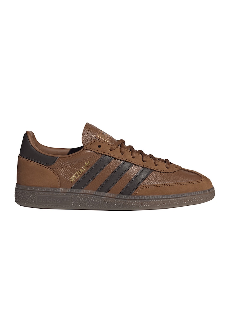 Pantofi din piele pentru handbal Spezial - Maro inchis/Negru