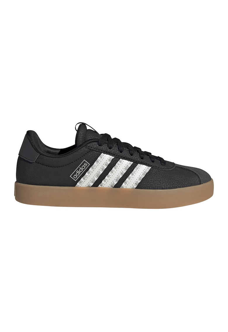 Pantofi sport din piele VL Court 3.0 - Alb/Negru
