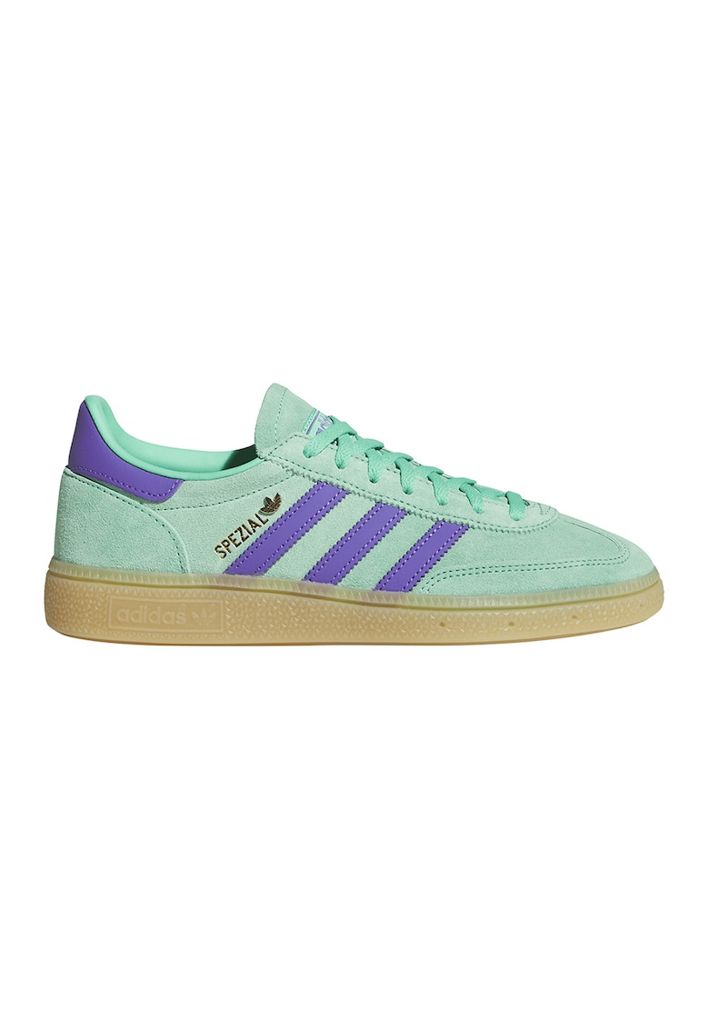 Pantofi sport Spezial low-cut din piele intoarsa - Violet/Verde menta