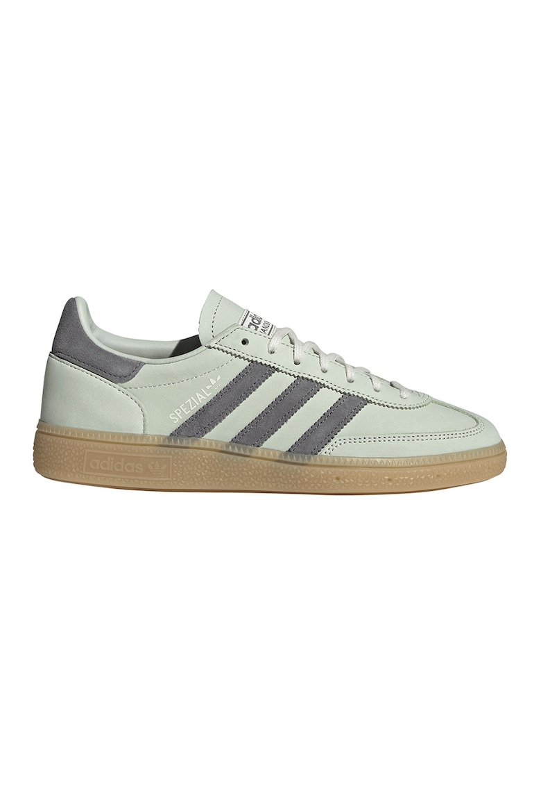 Pantofi Spezial din piele nabuc si piele intoarsa pentru handbal - Verde inchis/Verde deschis