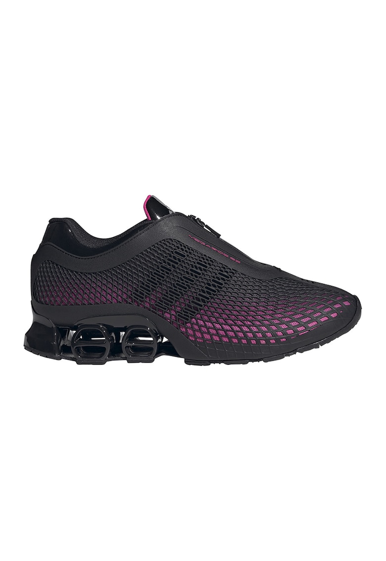Pantofi sport din material textil Mergaride - Negru/Roz