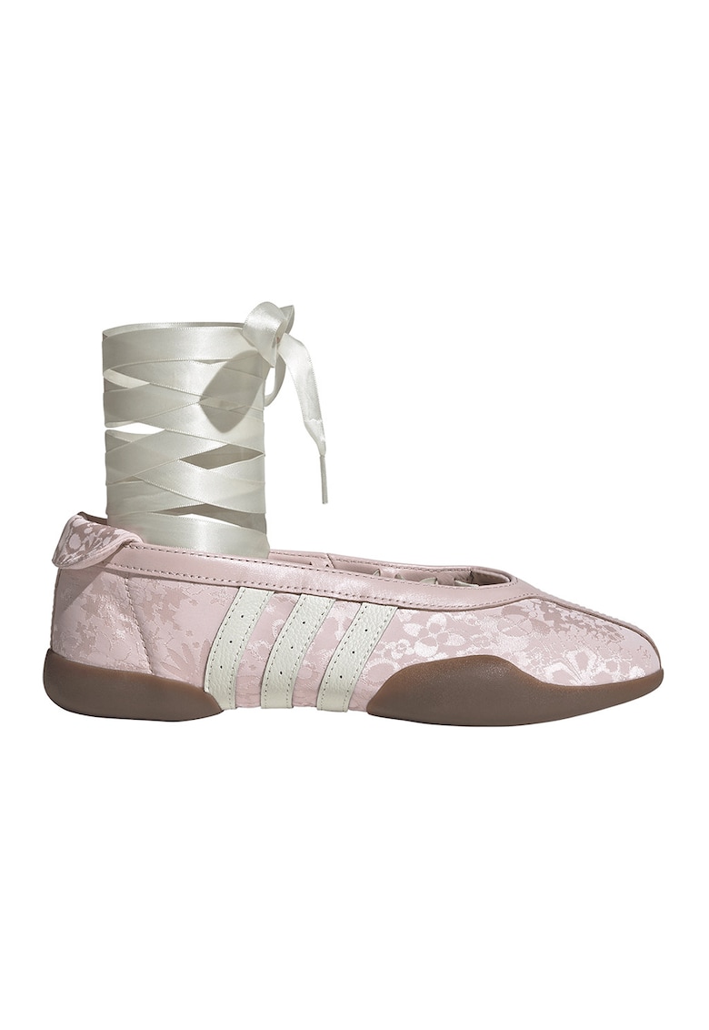 Balerini din piele Taekwondo - Alb/Roz deschis