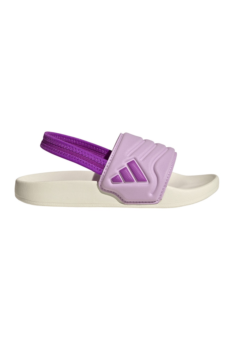 Sandale slingback Adilette - Lila/Alb murdar