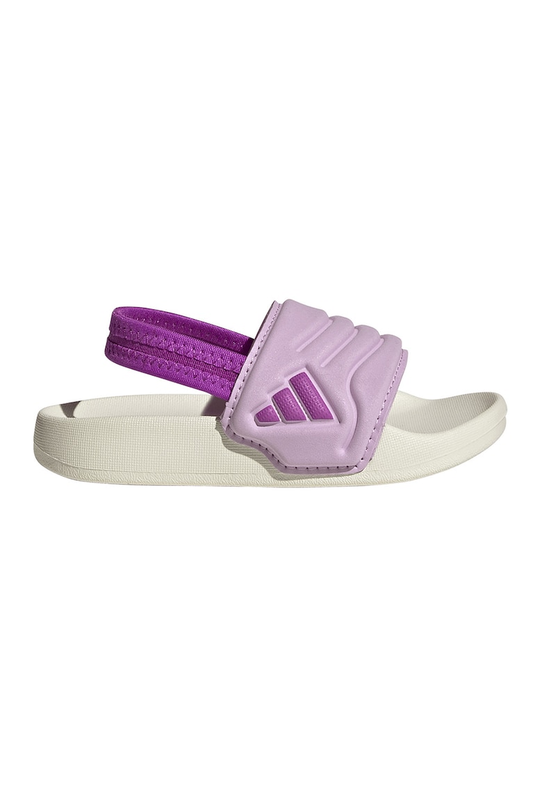 Sandale slingback Adilette - Lila/Alb murdar