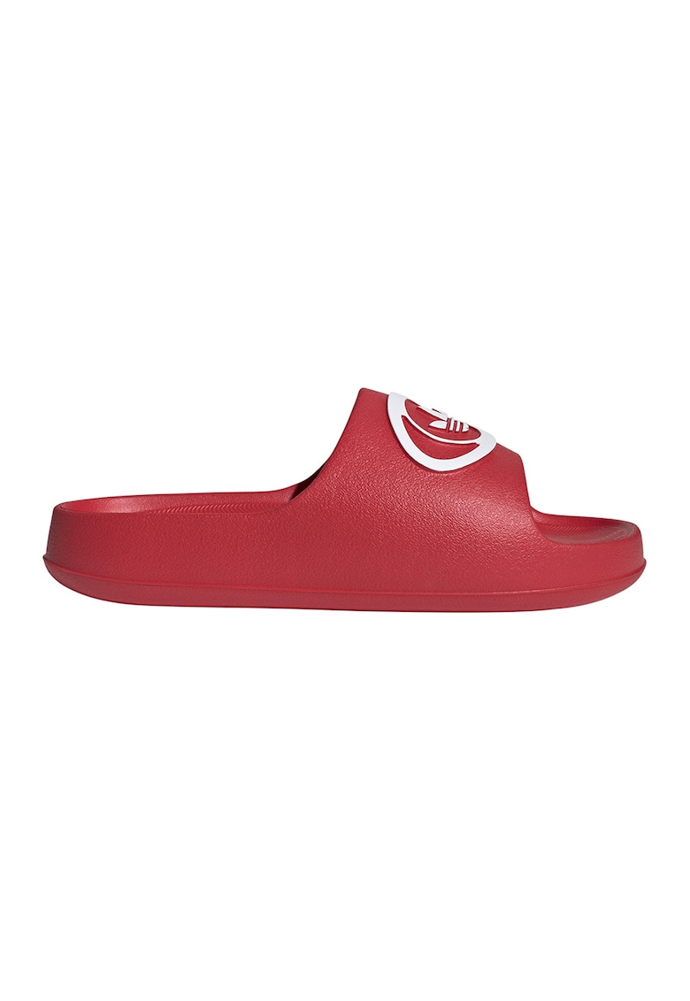 Papuci Adilette 00s cu imprimeu logo - Rosu/Alb