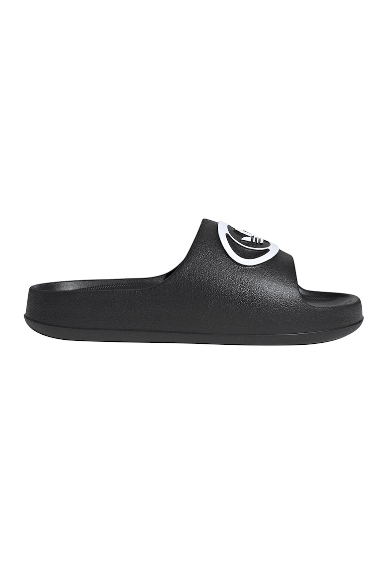 Papuci Adilette 00s cu imprimeu logo - Negru