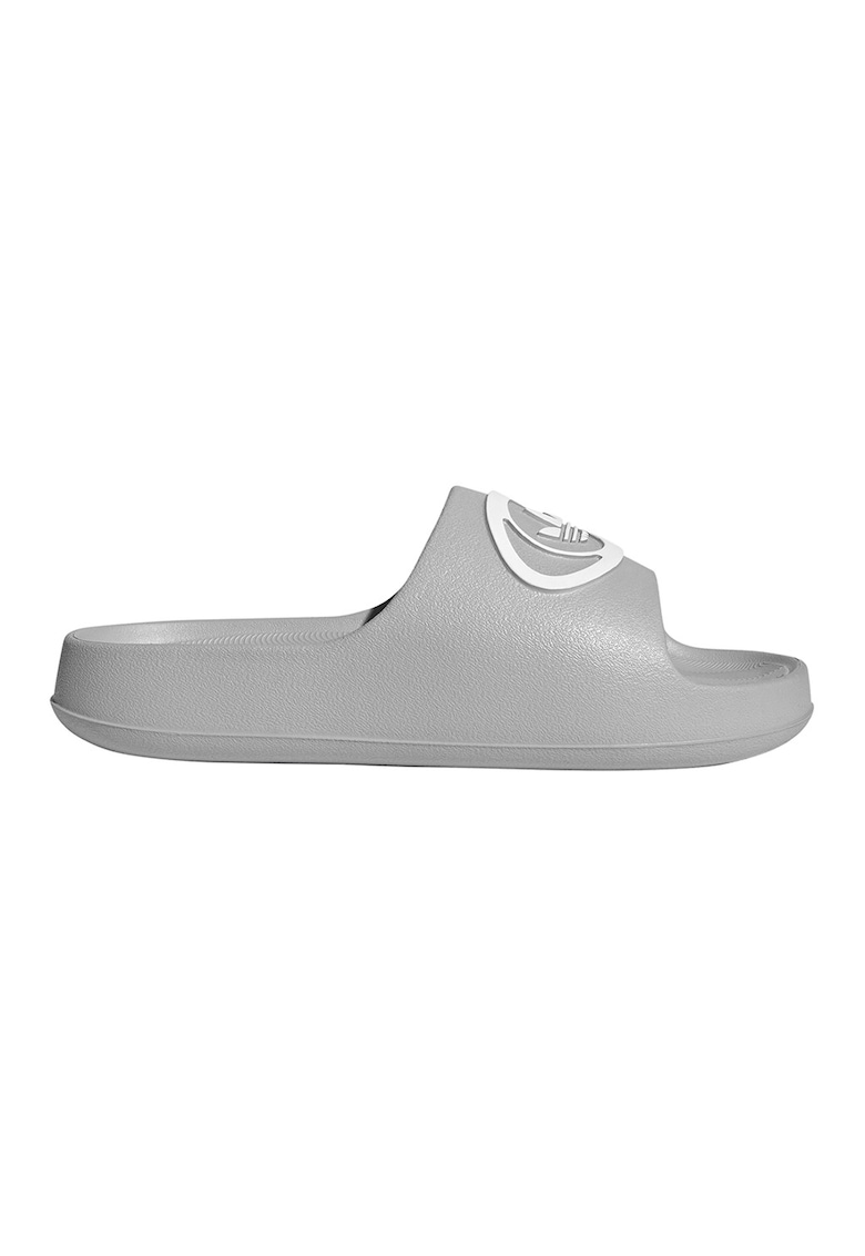 Papuci Adilette 00s cu imprimeu logo - Gri deschis