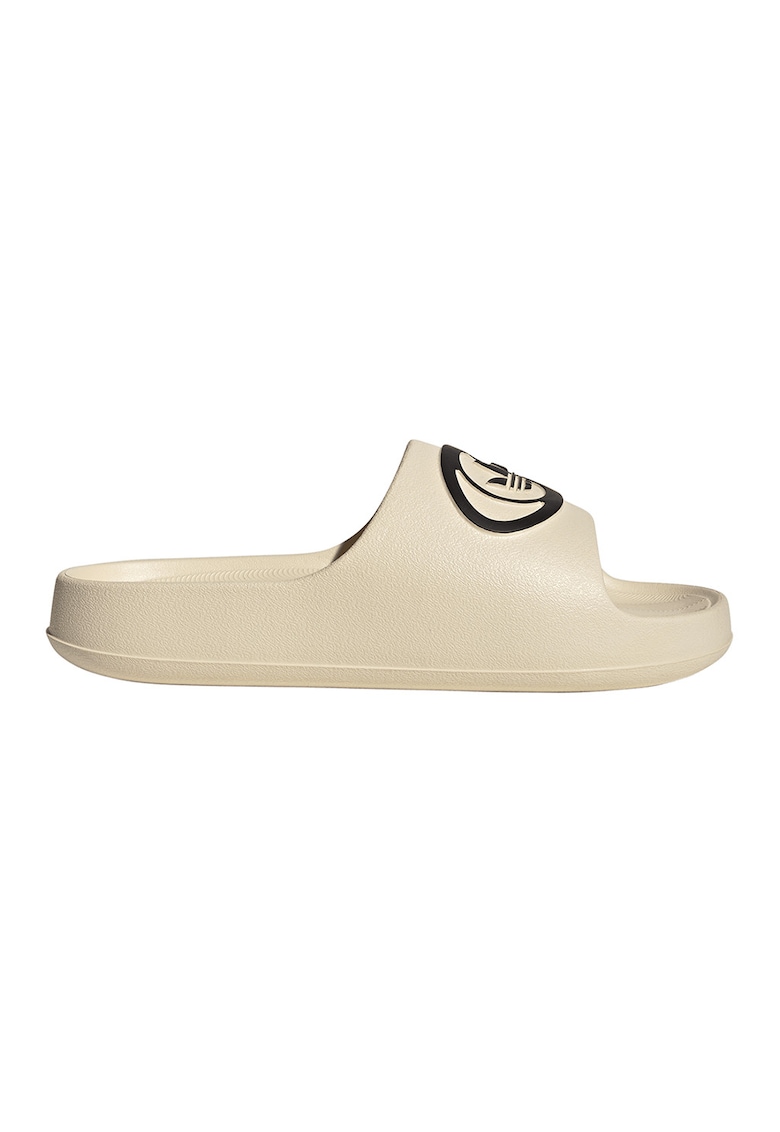 Papuci Adilette 00s cu imprimeu logo - Maro nisip