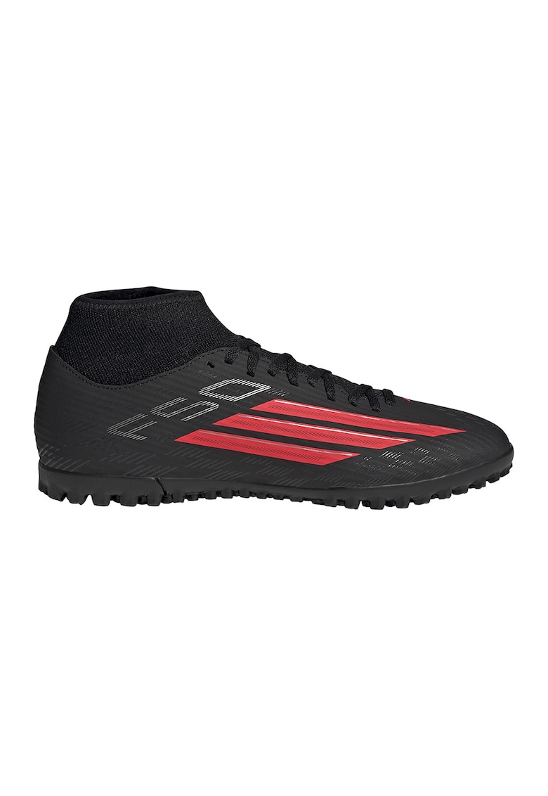 Pantofi sport din material textil cu logo - pentru fotbal F50 Club - Rosu/Negru
